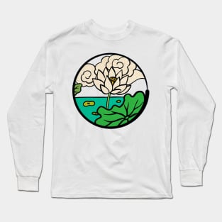 Minhwa: Little Lotus E Type Long Sleeve T-Shirt